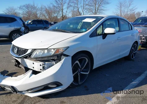 2015 Honda Civic Se из США, поврежденный, VIN 2HGFB2F77FH507021